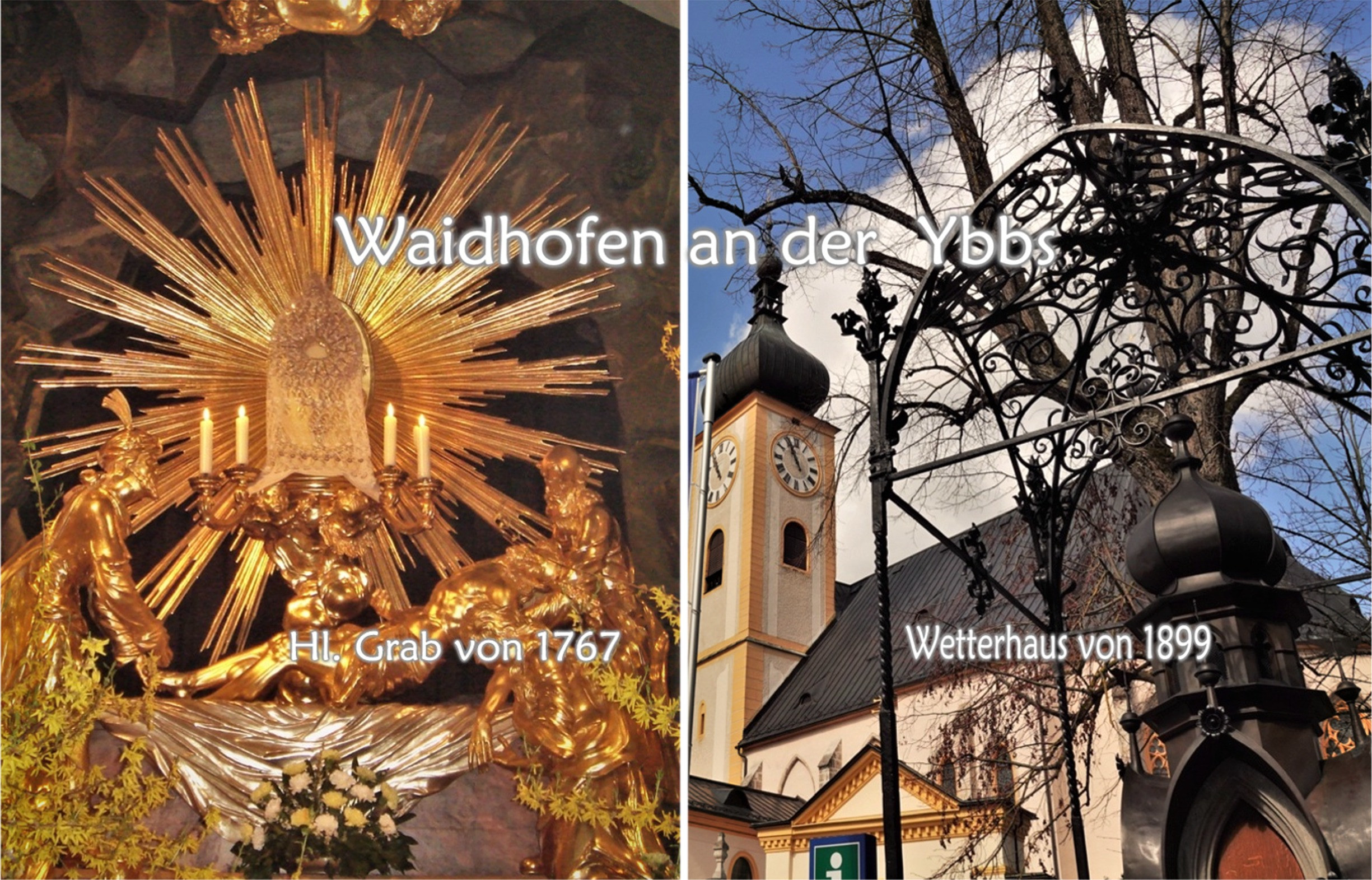Denkmale rund um die Waidhofner Stadtpfarrkirche